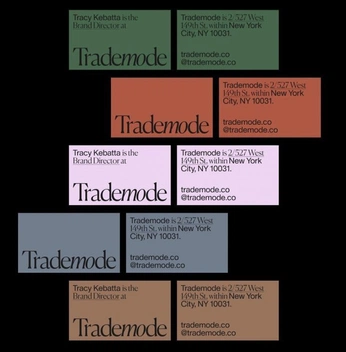 A cover of "BUSINESS CARD INSPO" cluster. The owner is studio.tamieuh. The cluster consists of 71 elements.
