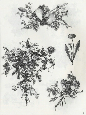 A cover of "Florals" cluster. The owner is allicwrites. The cluster consists of 43 elements.