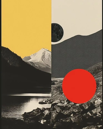 A cover of "Mountains" cluster. The owner is quiltedsea. The cluster consists of 12 elements.