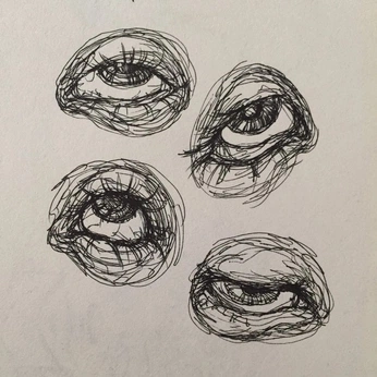 A cover of "DRAWING INSPO" cluster. The owner is maia.ss. The cluster consists of 8 elements.