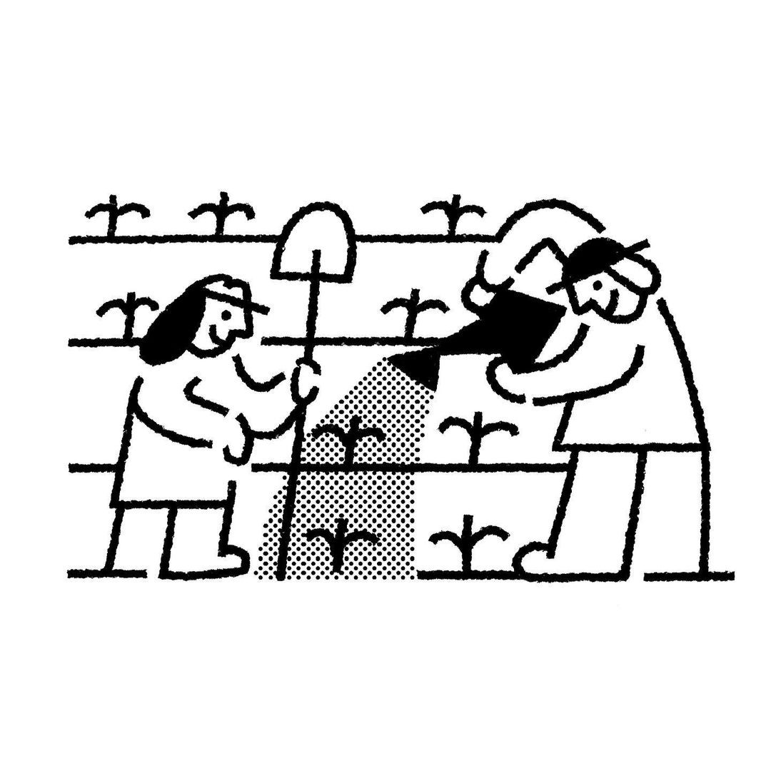 An Instagram  post added by stallboerger on Dec 18, 2023. The author is @morten_kantsoe. May present: cartoon, dog, vertebrate, rectangle, gesture.