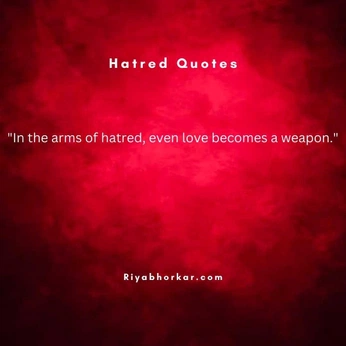 A cover of "Hatred Quotes" cluster. The owner is riyabhorkar7. The cluster consists of 100 elements.