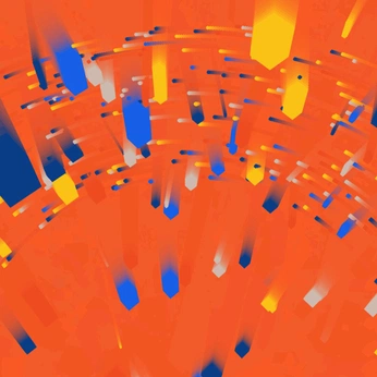 A cover of "Generative/Code Art" cluster. The owner is eyeseethru. The cluster description is "Art created through the use of code or software.". The cluster consists of 5 elements.