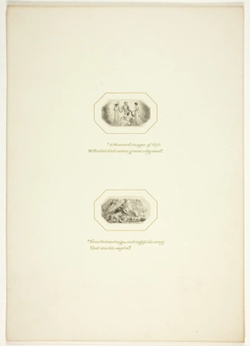 Study for a plate from The Task