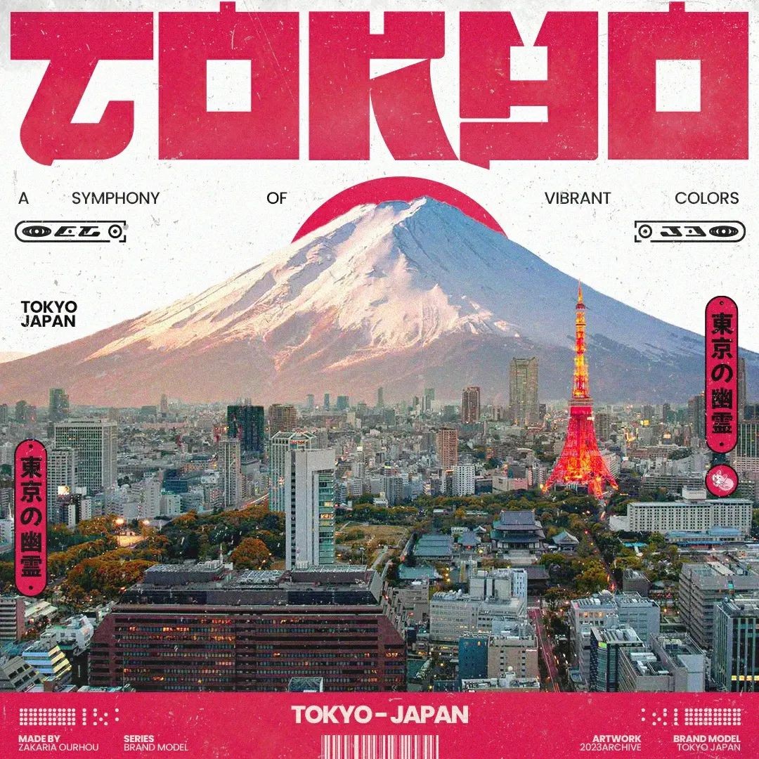 tokyo futurisme collage