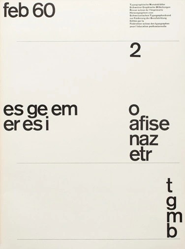 minimalistic white letters