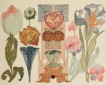 A cover of "art nouveau" cluster. The owner is heyker. The cluster consists of 72 elements.