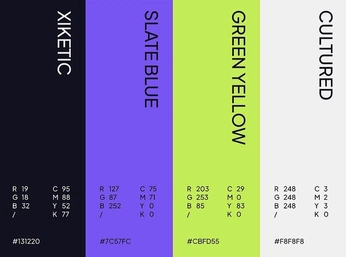 A cover of "Colour Palette" cluster. The owner is wailana. The cluster consists of 1 element.