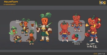 A cover of "Character Design" cluster. The owner is josart. The cluster consists of 18 elements.