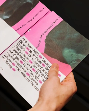 A cover of "brand identity" cluster. The owner is isabellekersten. The cluster consists of 17 elements.