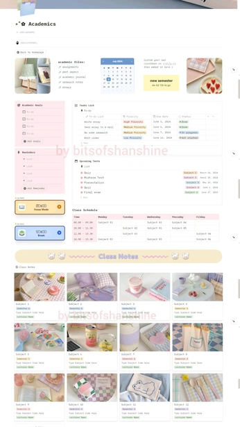 A cover of "Life planner/lists" cluster. The owner is heartiellez. The cluster consists of 13 elements.
