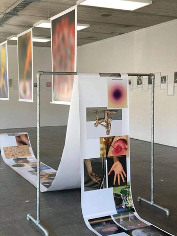 A cover of "Exhibitions" cluster. The owner is annabeljorgensen. The cluster consists of 9 elements.