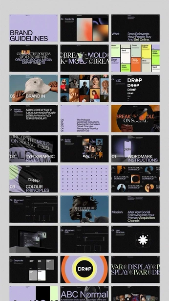 A cover of "Brand Guidelines" cluster. The owner is jonpeach. The cluster consists of 5 elements.