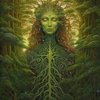 A cover of "Green Witch" cluster. The owner is gjgreenlea. The cluster consists of 5 elements.