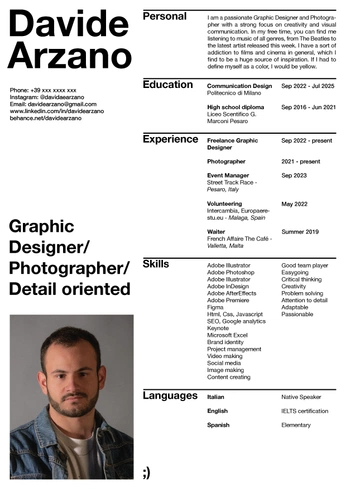 A cover of "cv" cluster. The owner is lrnztbrz. The cluster consists of 6 elements.
