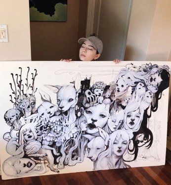 A cover of "art" cluster. The owner is mothh. The cluster consists of 609 elements.