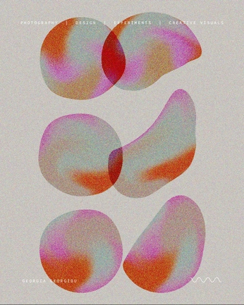 A cover of "gradient grainy shapes" cluster. The owner is brinaram7. The cluster consists of 10 elements.