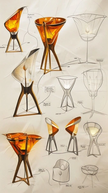 A cover of "INSUTRIAL DESIGN INSPO" cluster. The owner is evajoy. The cluster consists of 69 elements.