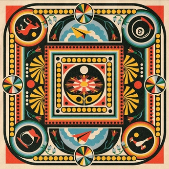 A cover of "Psychedelic Illustration" cluster. The owner is finchform. The cluster consists of 14 elements.