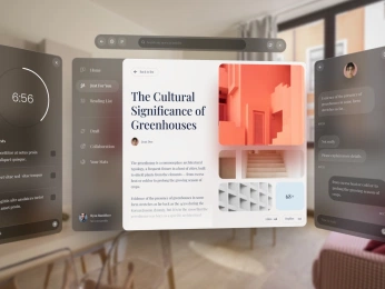 A cover of "Apple VisionOS" cluster. The owner is produkthelt. The cluster consists of 3 elements.