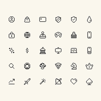 A cover of "Icons" cluster. The owner is arth. The cluster consists of 18 elements.