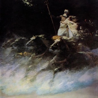 A cover of "Dope ass paintings" cluster. The owner is comedyroses. The cluster description is "Paintings that go insanely hard". The cluster consists of 58 elements.