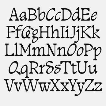 A cover of "Fonts" cluster. The owner is rochelleasquith. The cluster consists of 25 elements.