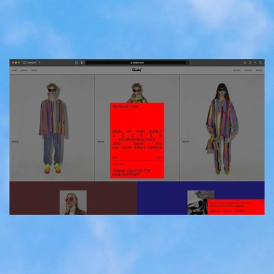 An Instagram  post added on Apr 30, 2024. The author is @permanent_office. May present: billboard, sky, rectangle, font, red.