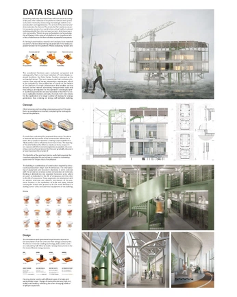 A cover of "🥇 [architecture boards]" cluster. The owner is andonirzt. The cluster description is "super cool architectural boards from competitions.". The cluster consists of 1 element.