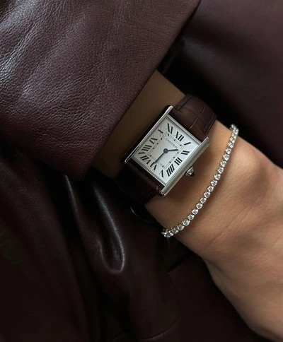 A Pinterest pin added by marianaoliveira on Oct 25, 2024. The author is mariana oliveira. May present: silver, jewellery, bracelet, watch.