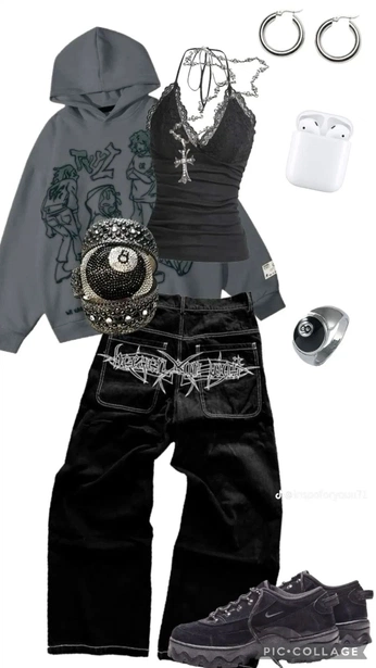 A cover of "2000s Goth" cluster. The owner is 8requiems. The cluster consists of 17 elements.