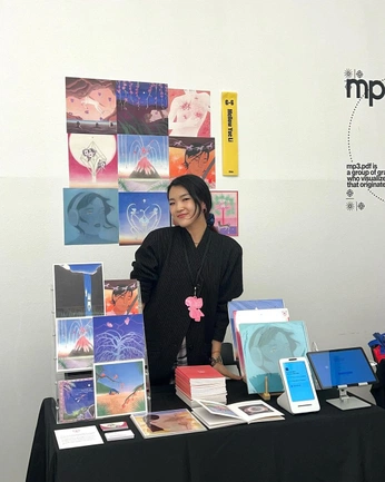 A cover of "art book fair" cluster. The owner is backpainbaby. The cluster consists of 9 elements.