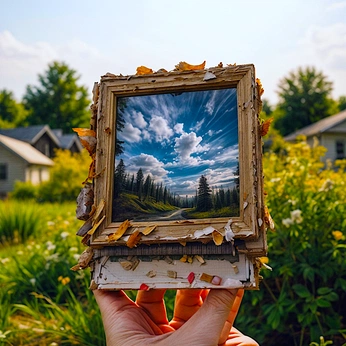 A cover of "Material immaterial" cluster. The owner is jawekkwakman. The cluster consists of 4 elements.