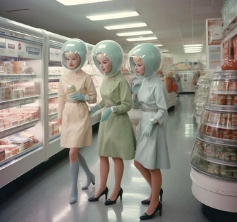 A cover of "SPACE AGE" cluster. The owner is goingup. The cluster consists of 14 elements.