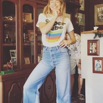 A cover of "casual outfits" cluster. The owner is jamejame. The cluster description is "long lines, denim, durable, adventure". The cluster consists of 58 elements.