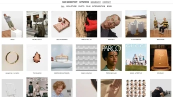 A cover of "Website design" cluster. The owner is sebastian.konrad. The cluster consists of 20 elements.