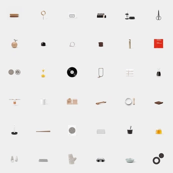 A cover of "objects" cluster. The owner is rosadelinea. The cluster consists of 6 elements.