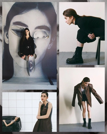 A cover of "PHOTOSHOOT MOODBOARD" cluster. The owner is rifameliaa. The cluster consists of 51 elements.