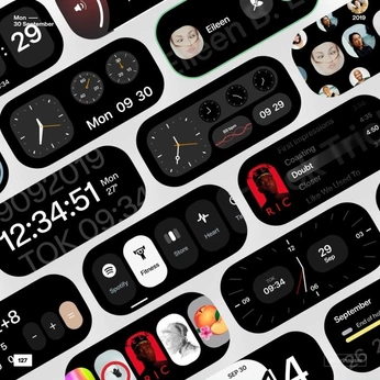 A cover of "Widgets Design" cluster. The owner is km851. The cluster consists of 2 elements.