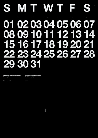 A cover of "Calendar" cluster. The owner is roscoeandred. The cluster consists of 4 elements.