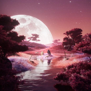 A cover of "Surreal Landscapes" cluster. The owner is meloqarai. The cluster consists of 3 elements.