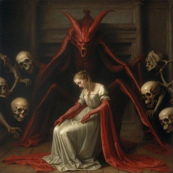 A cover of "dark fantasy" cluster. The owner is skellicc. The cluster consists of 56 elements.