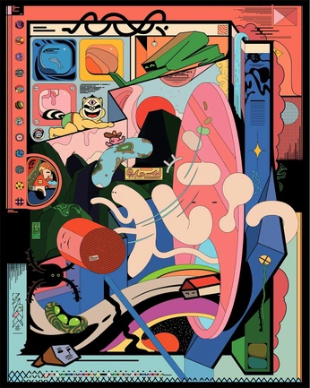 A cover of "maximalist vibe" cluster. The owner is elhenw. The cluster consists of 6 elements.