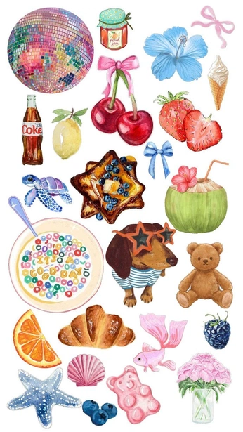 A cover of "collage pieces" cluster. The owner is margaretlefton. The cluster consists of 1 element.