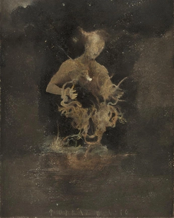 A cover of "Divine Viscera" cluster. The owner is tacenda.message. The cluster consists of 16 elements.