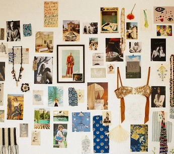 A cover of "Moodboard Wall" cluster. The owner is frofi. The cluster consists of 3 elements.