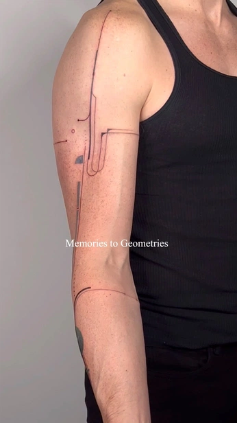 A cover of "tattoos" cluster. The owner is kalil.garcia. The cluster consists of 16 elements.