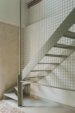 Staircase detail from Casa del músic in Valencia by ENDALT Arquitectes. Photo by David Zarzoso.