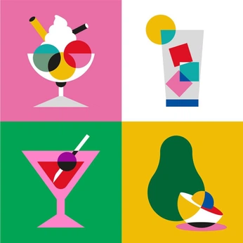 A cover of "Illustration" cluster. The owner is mariabluem. The cluster consists of 6 elements.