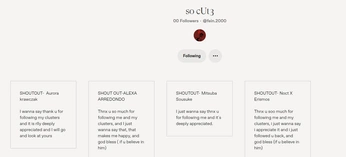 A cover of "thnx u so muchhhh" cluster. The owner is straykids4life. The cluster description is "i hope u guys know that i rlly appreciate this". The cluster consists of 42 elements.